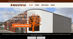 Desktop Screenshot of natural-parket.fr